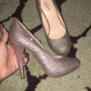 glitter heels
